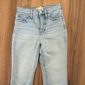 Madewell High Rise Light Blue Jeans